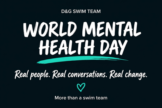 World Mental Health Day. Real people. Real conversations. Real change. More than a swim team.
