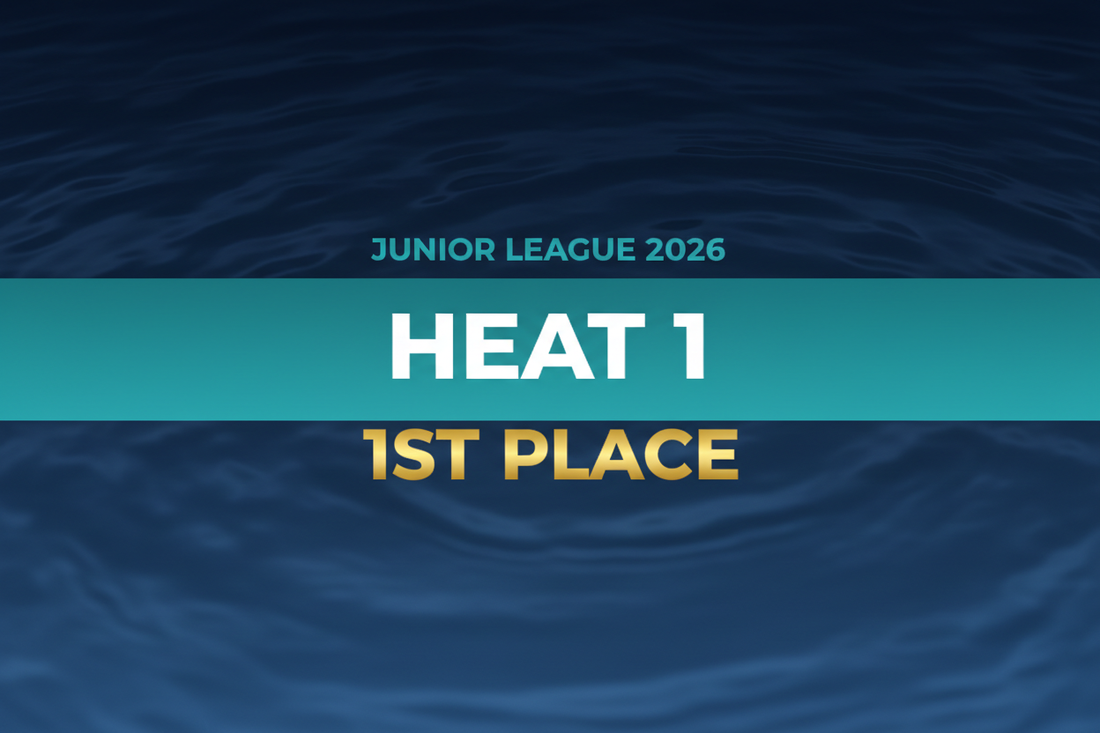 Junior League Heat 1 — 1st Place!
