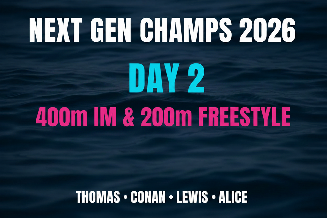 Next Gen Champs Day 2 — Good Luck to Our Four Athletes