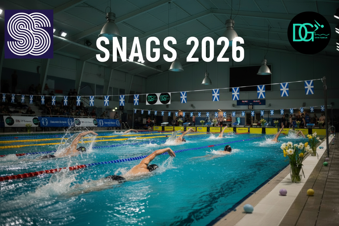 SNAGS 2026 with Scottish Swimming and DG logos