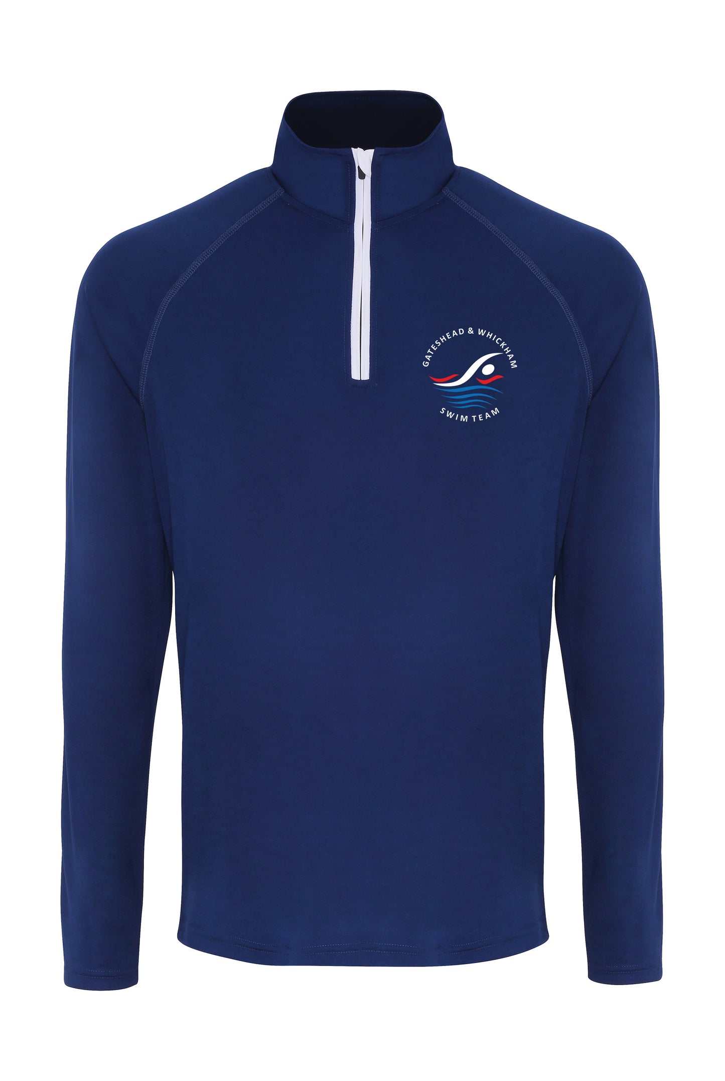 Unisex Gateshead & Whickham Long Sleeve Performance 1/4 zip